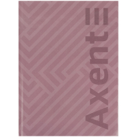 Книга записна Axent A4 Pattern, 96 аркушів клітинка, рожевий (8425-4-A)