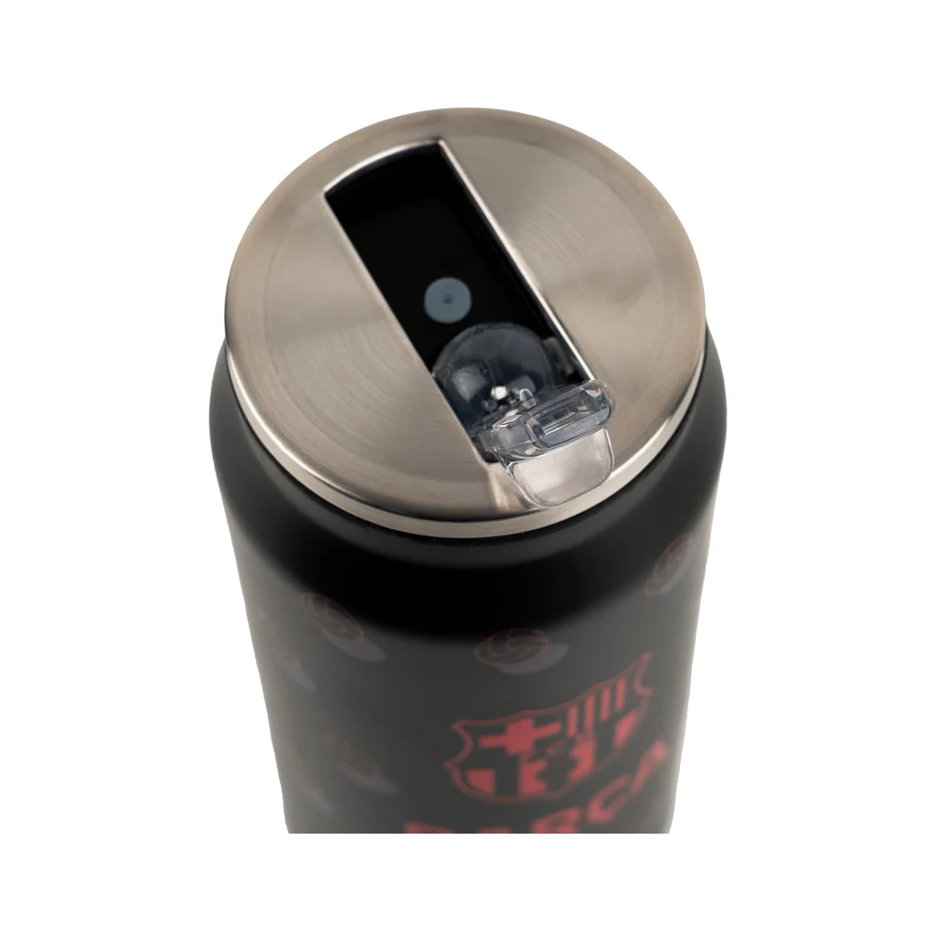 Поїльник-непроливайка Kite FC Barcelona термочашка з трубочкою, 500 мл (BC25-1264)