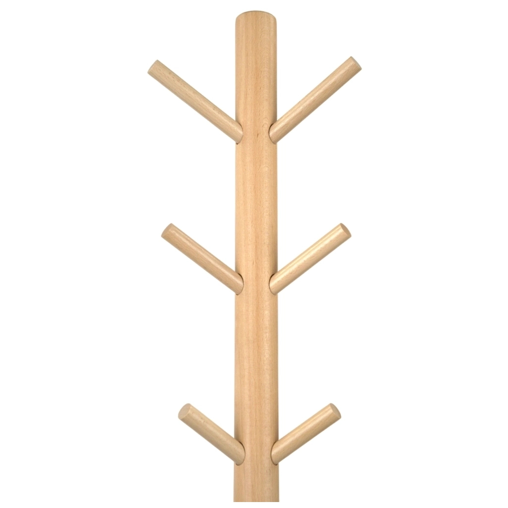 Вішалка підлогова Аклас Кипарис VKY-6037B 172x38 (Бук/метал чорний) (00164124)