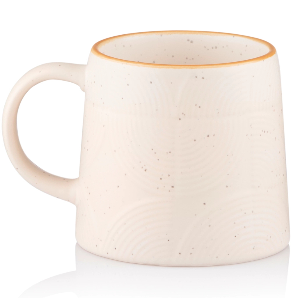 Чашка Ardesto Dafne, 420мл, кераміка, бежевий (AR3067BG)