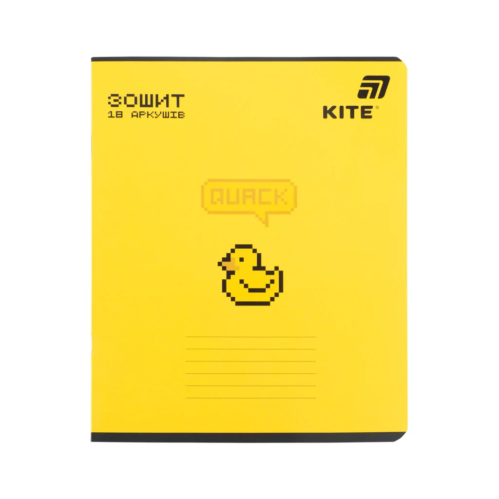 Зошит Kite One color, 18 аркушів, лінія (K26-237-1)