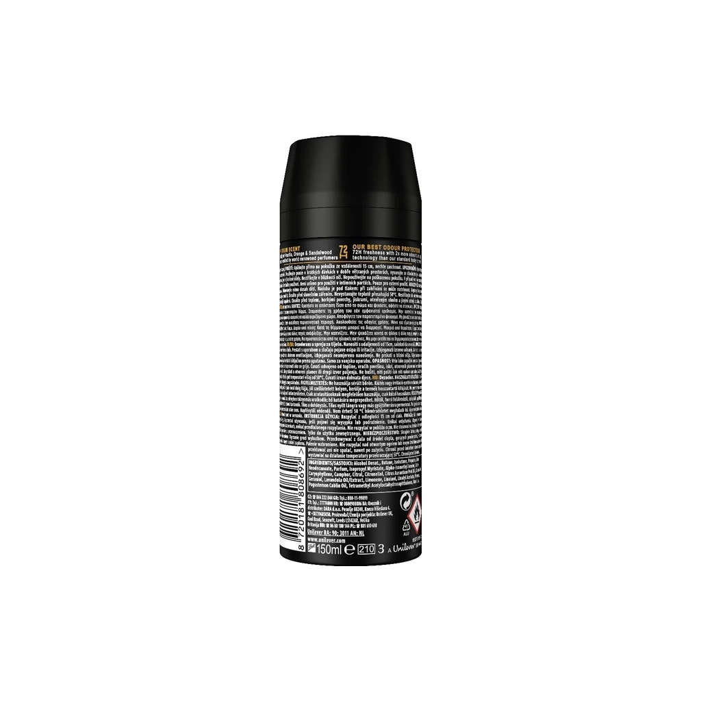 Дезодорант AXE Fine Fragrance Black Vanilla 150 мл (8720181808692)