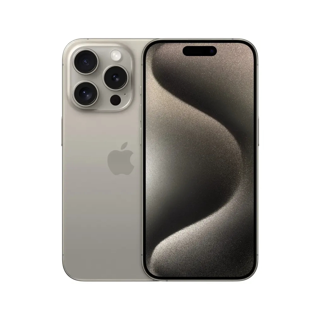 Мобільний телефон Apple iPhone 15 Pro 128Gb Natural Titanium (Grade A) USED (iP15Pr12NaT_A)