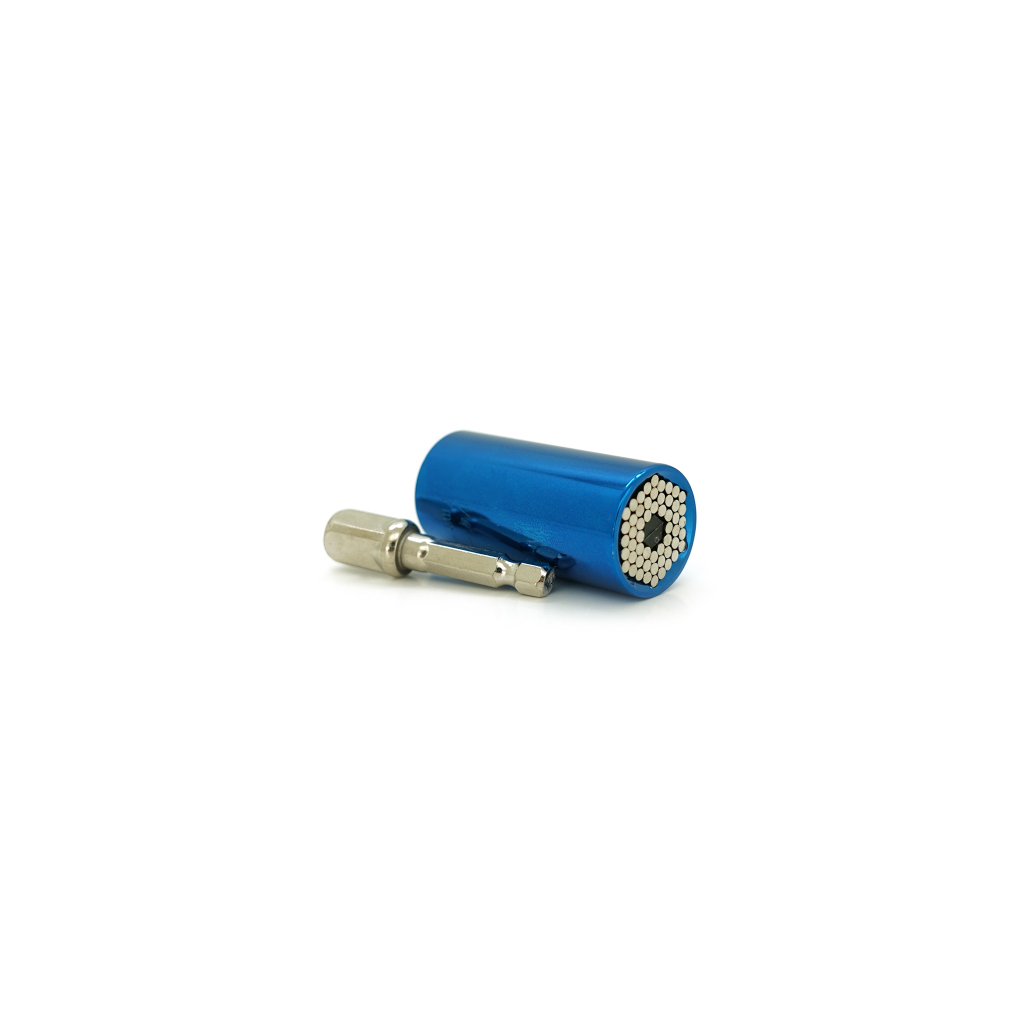 Насадка Voltronic універсальна для шуруповерта 7-19 mm (25*52) 3/4 Blue (YT-UnScTBL)