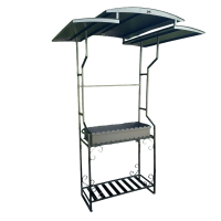 Metalzavod Zeus grill for 12 3mm skewers with a roof (MD12-3-DAH)