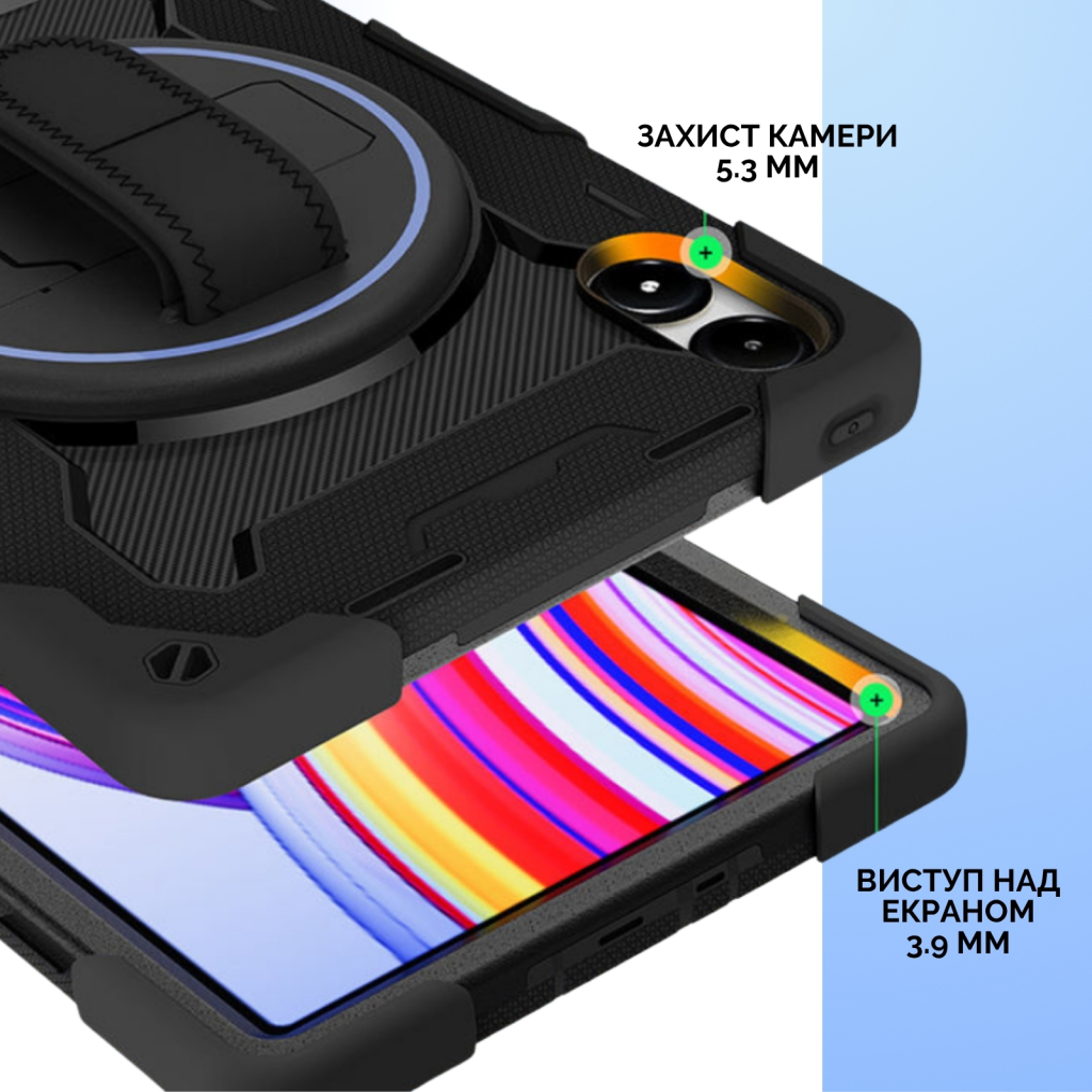 Чохол до планшета BeCover Horizontal Handle Xiaomi Redmi Pad 2 Pro 12.1" Black (715503) Чохол до планшета BeCover Horizontal Handle Xiaomi Redmi Pad 2 Pro 12.1" Black (715503)