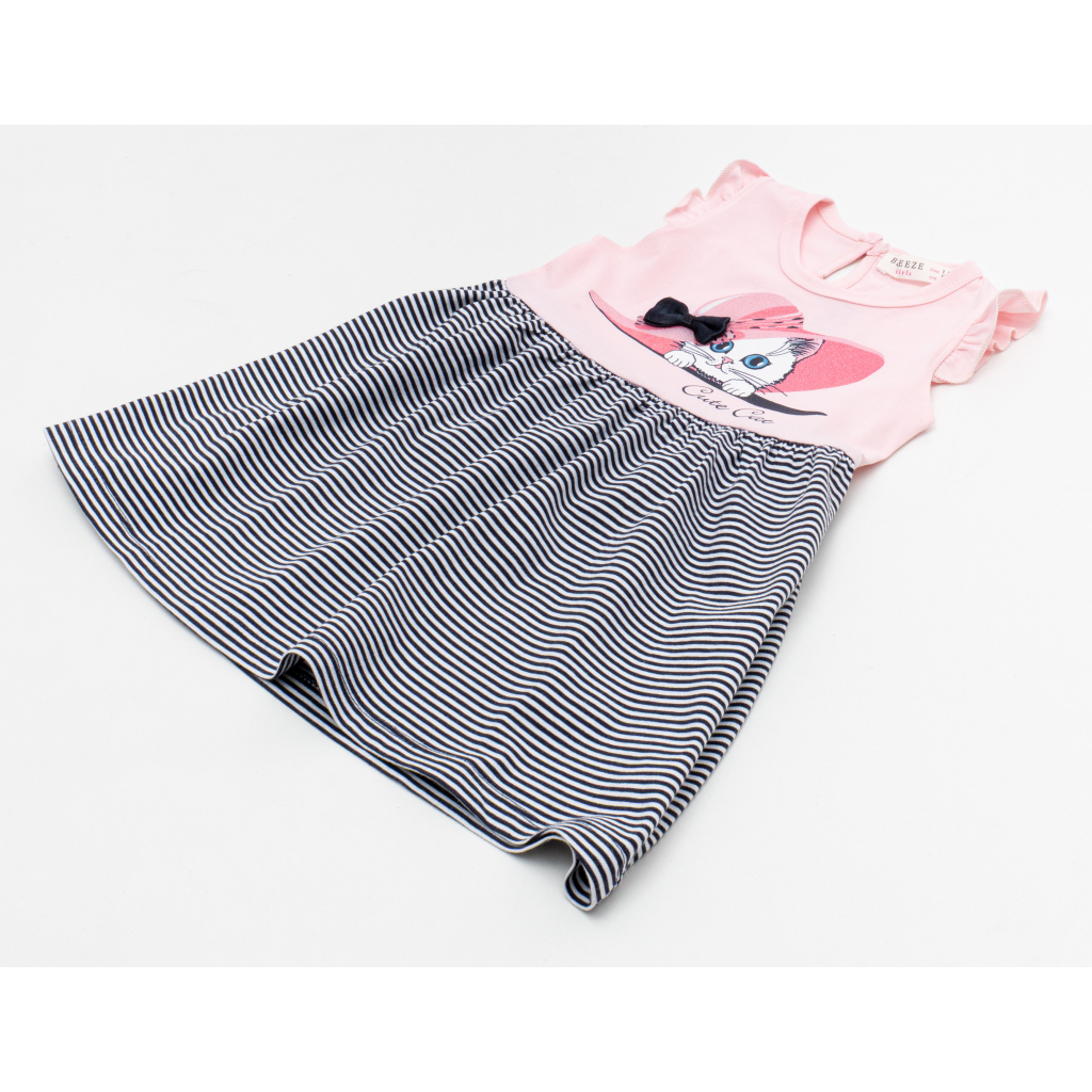 Плаття дитяче Breeze з котиком (13339-104G-pink)