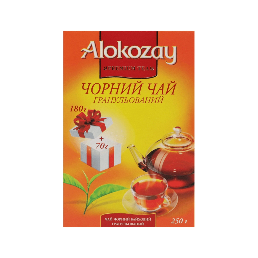 Чай Alokozay чорний гранульований 180+70 г (4820229041594)