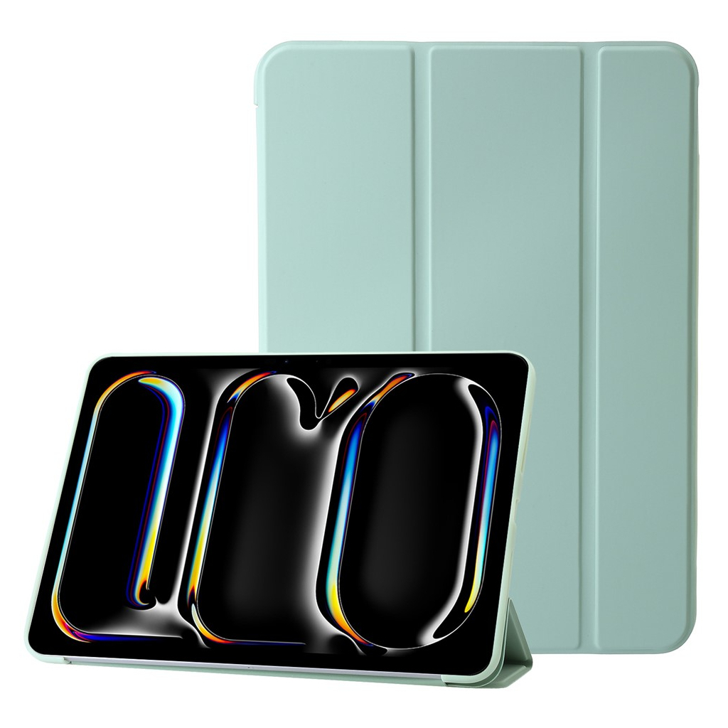 Чохол до планшета BeCover Tri Fold Soft TPU Silicone Apple iPad Pro 11" M5 2025 Light Green (715992)