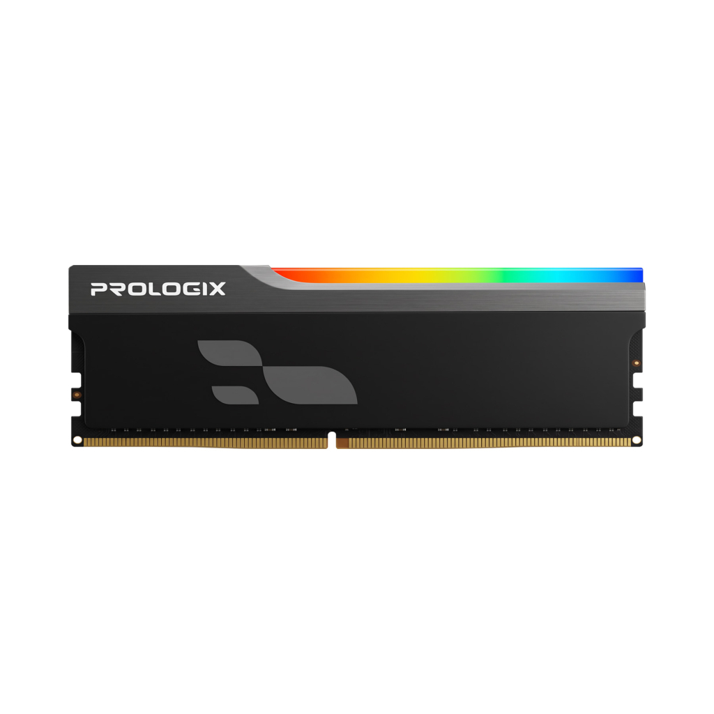 Модуль пам'яті для комп'ютера DDR4 8GB 3600 MHz Onyx Black RGB Prologix (PRO8GB3600YBR4)