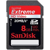 Карта пам'яті SanDisk 8Gb SDHC HD Video eXtreme (SDSDX-008G-X46)