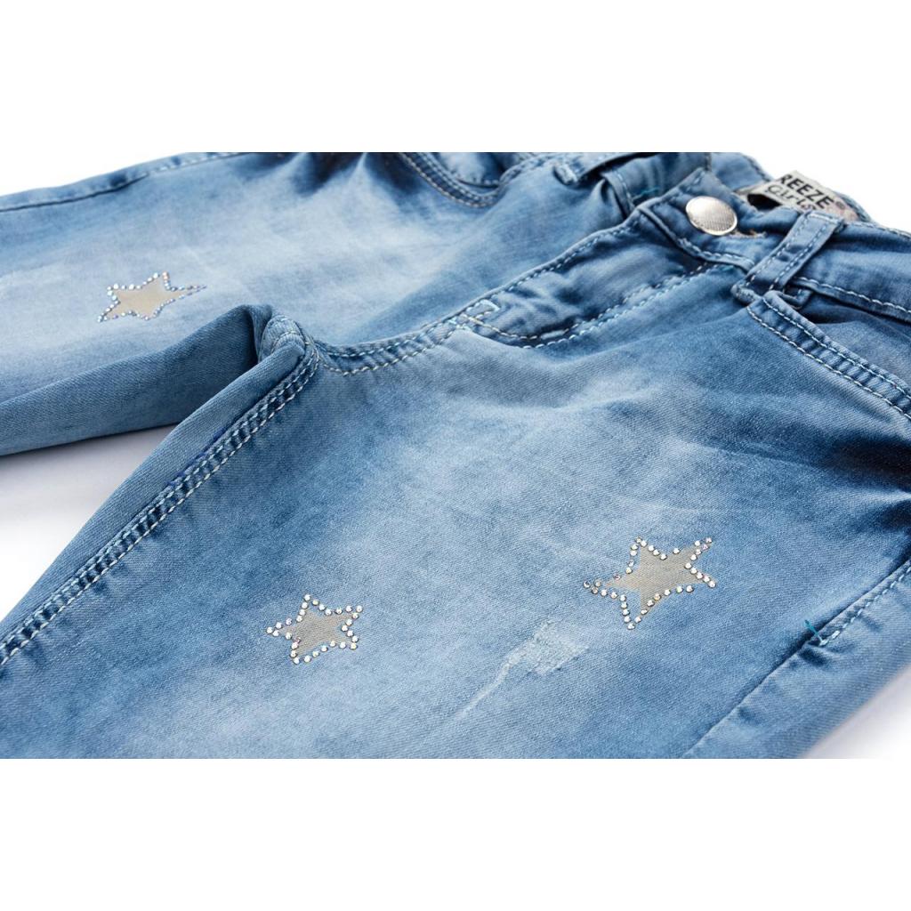Джинси дитячі Breeze с зірочками (20109-128G-blue)