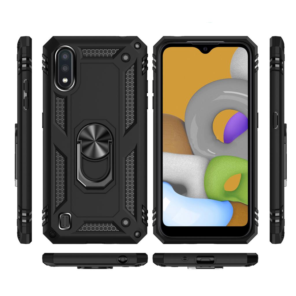 Чохол до мобільного телефона BeCover Military Samsung Galaxy A01 SM-A015 Black (704740) Чохол до мобільного телефона BeCover Military Samsung Galaxy A01 SM-A015 Black (704740)