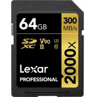 Карта пам'яті Lexar 64GB SDXC class 10 UHS-II 2000x Professional (LSD2000064G-BNNNG)