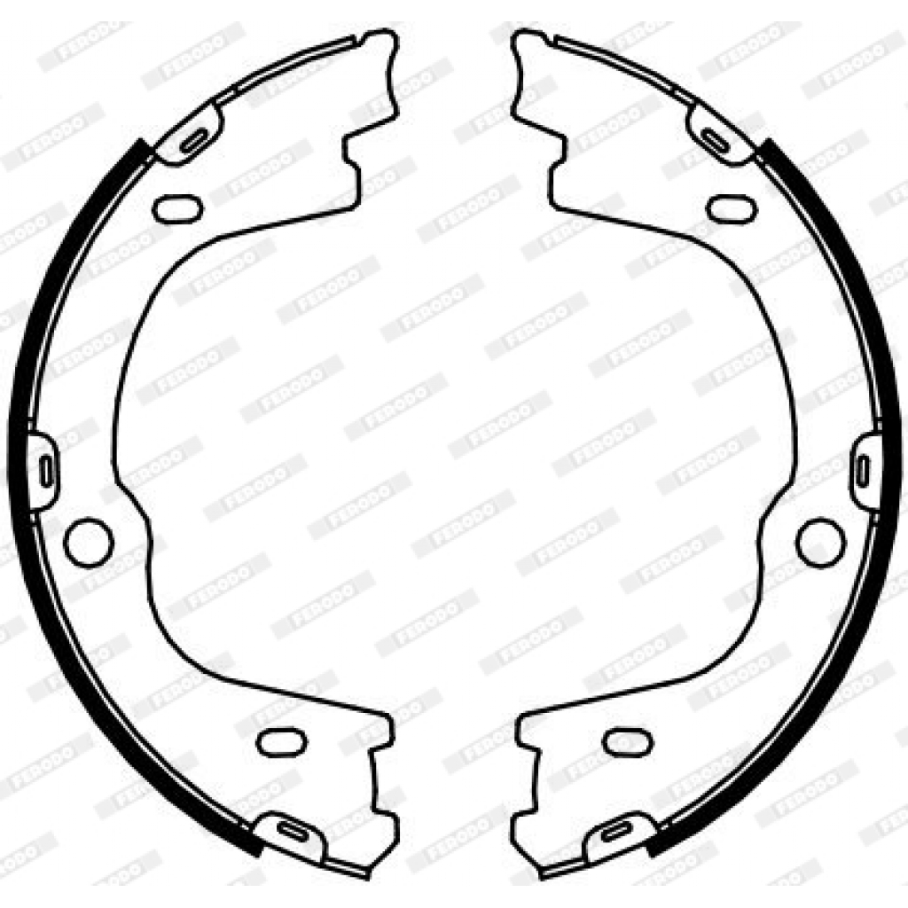 Гальмівні колодки FERODO FSB4087 Гальмівні колодки FERODO FSB4087