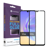 Скло захисне MakeFuture Vivo V21e Full Cover Full Glue (MGF-VV21E)
