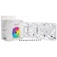 Кулер до корпусу Tecware Omni P12 - 3-Fan Pack (White) ARGB + PWM (TWAC-OMP12-3WH)