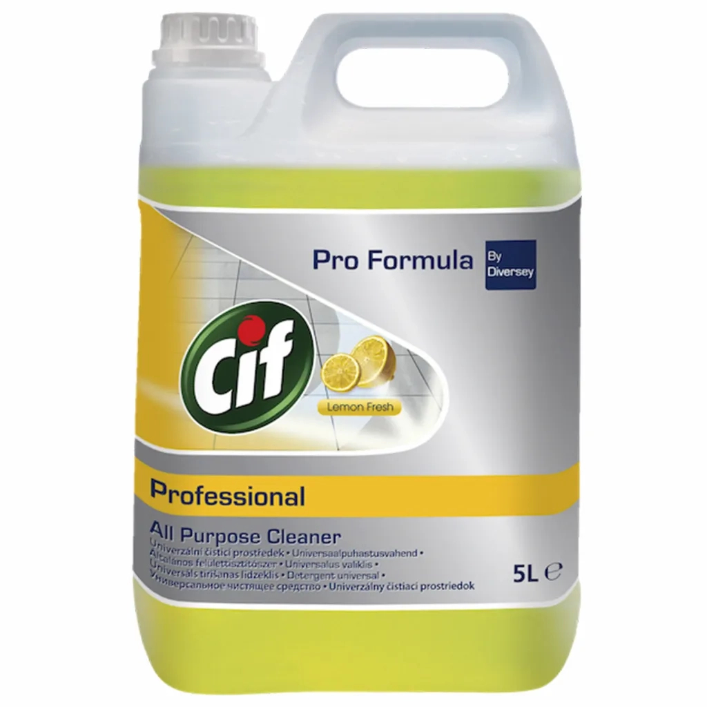 Рідина для чищення ванн Cif Professional Lemon Fresh для водостійких поверхонь 5 л (7615400116607)