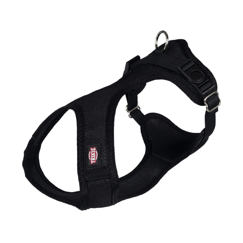 Шлея для собак Trixie Soft нейлонова S 33-50 см/20 мм чорна (4047974162712) Шлея для собак Trixie Soft нейлонова S 33-50 см/20 мм чорна (4047974162712)