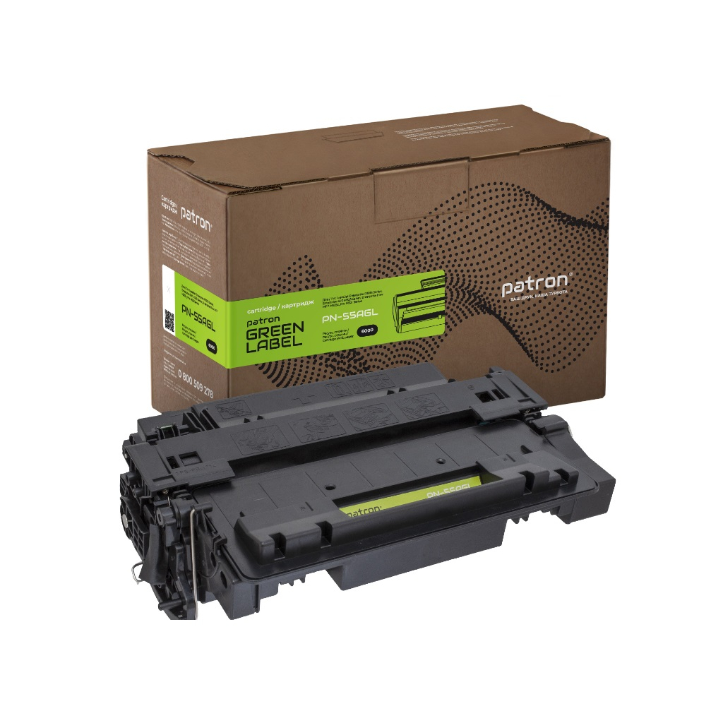 Картридж Patron HP 55A (CE255A) Green Label (PN-55AGL) Картридж Patron HP 55A (CE255A) Green Label (PN-55AGL)