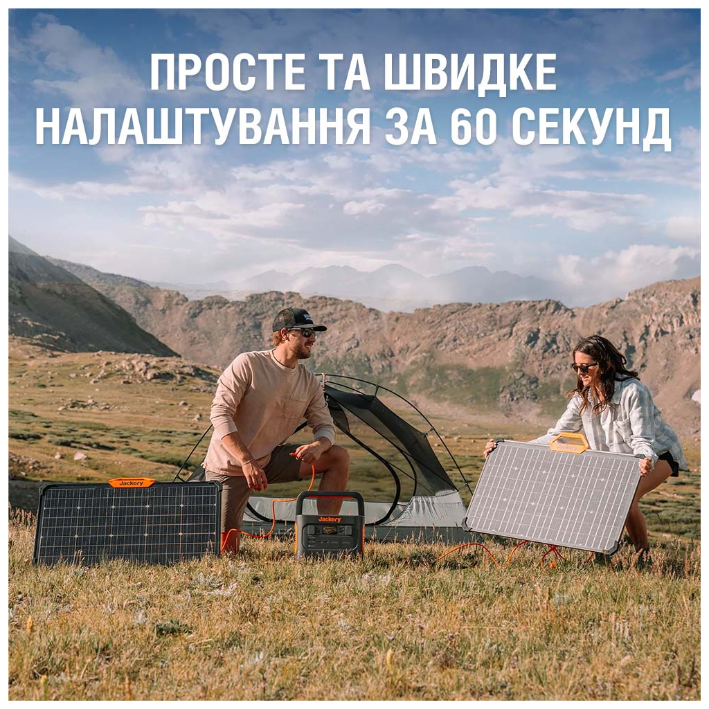 Портативна сонячна панель Jackery SOLARSAGA 80W (SolarSaga-80)