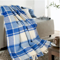 Yaroslav plaid from New Zealand wool 21/8 140x200 (40226)
