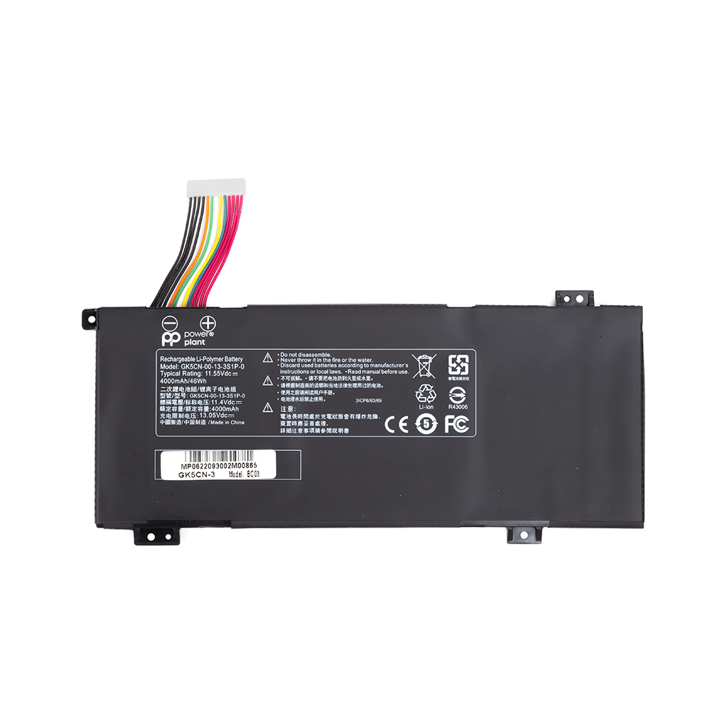 Акумулятор до ноутбука HASEE F117-B (GK5CN) 11.55V 4000mAh PowerPlant (NB400140) Акумулятор до ноутбука HASEE F117-B (GK5CN) 11.55V 4000mAh PowerPlant (NB400140)