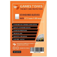 Протектор для карт Games 7 Days 57,5 х 89 мм, Standard USA Chimera, 100 шт (STANDART) (GSD-015789)