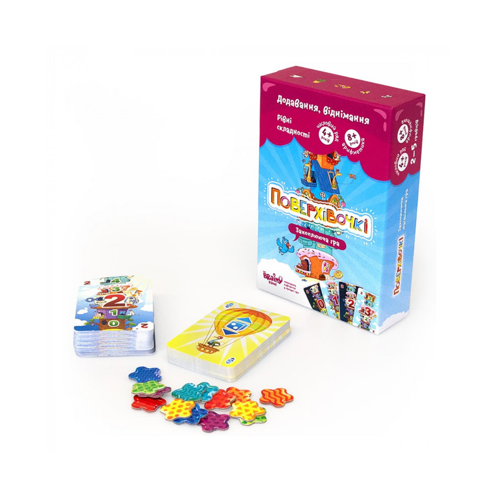 Настільна гра The Brainy Band Поверхівочки, Українська (2000050) Настільна гра The Brainy Band Поверхівочки, Українська (2000050)