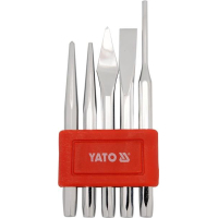 A set of tools Yato chisels and cores 5 pcs. (YT-4695)