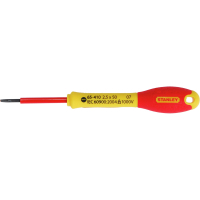 Screwdriver Stanley electric FatMax VDE 1000V insulated with a blade for a straight slot SL2.5x50 mm. (0-65-410)