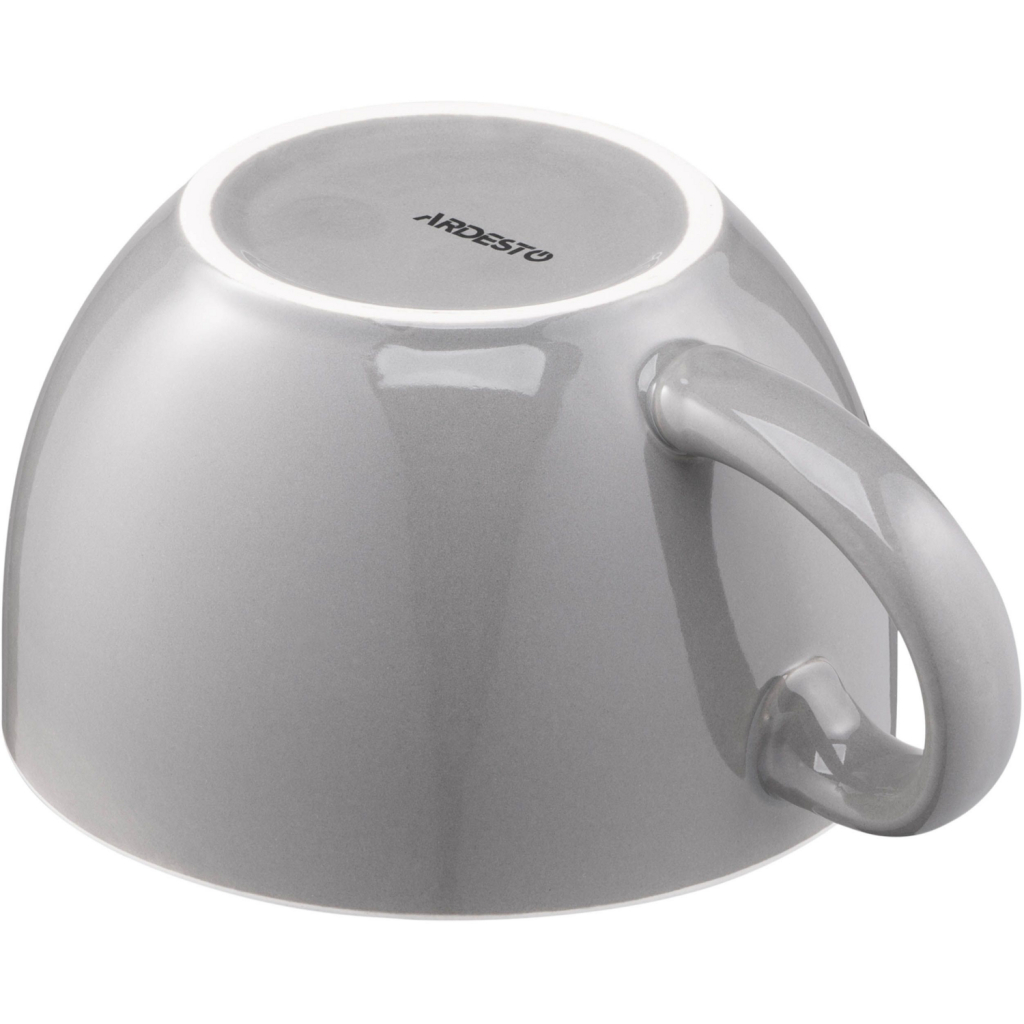 Чашка Ardesto Merino 480 мл Grey (AR3486GY)