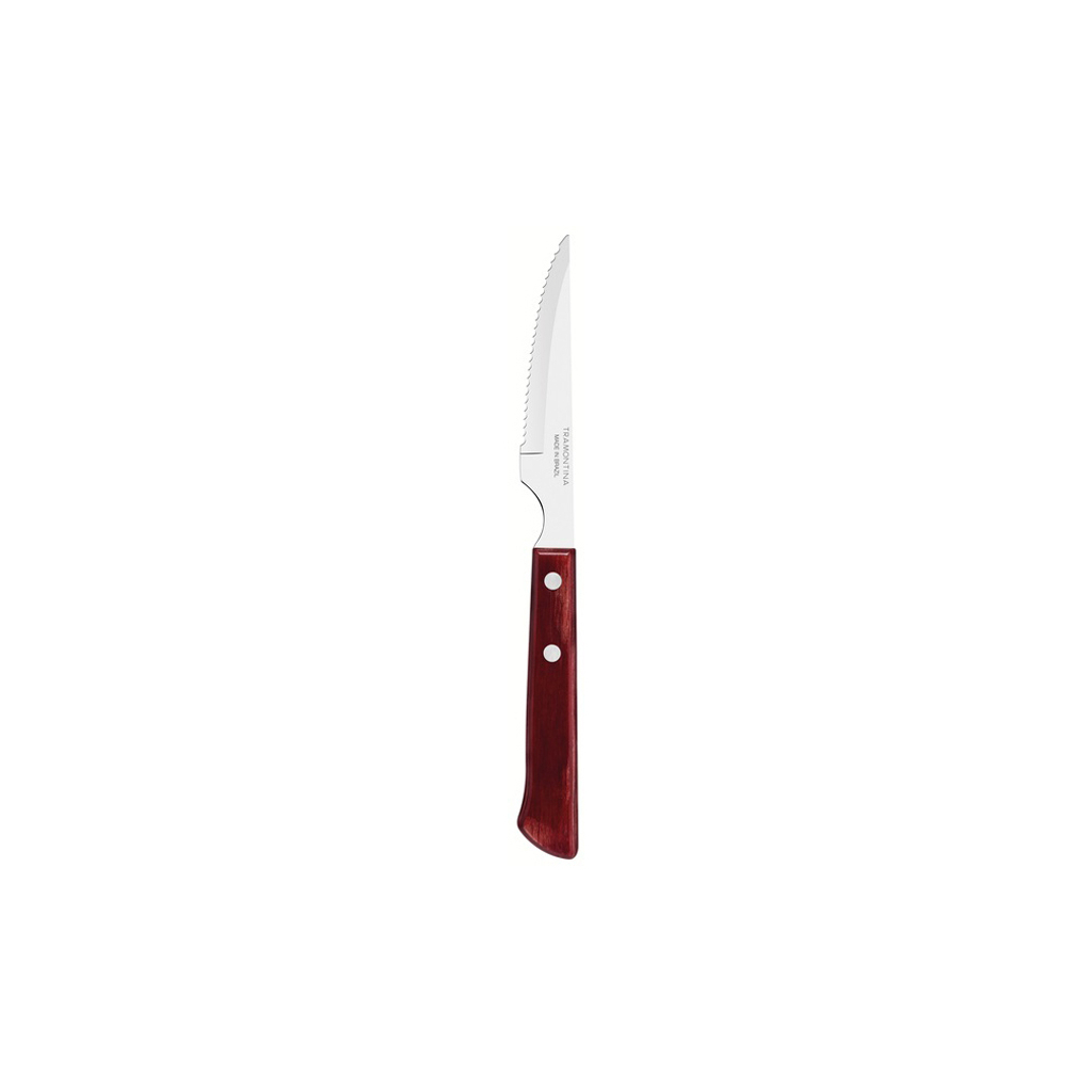 Столовий ніж Tramontina Barbecue Polywood для стейку 6 шт Red Wood (21109/674)