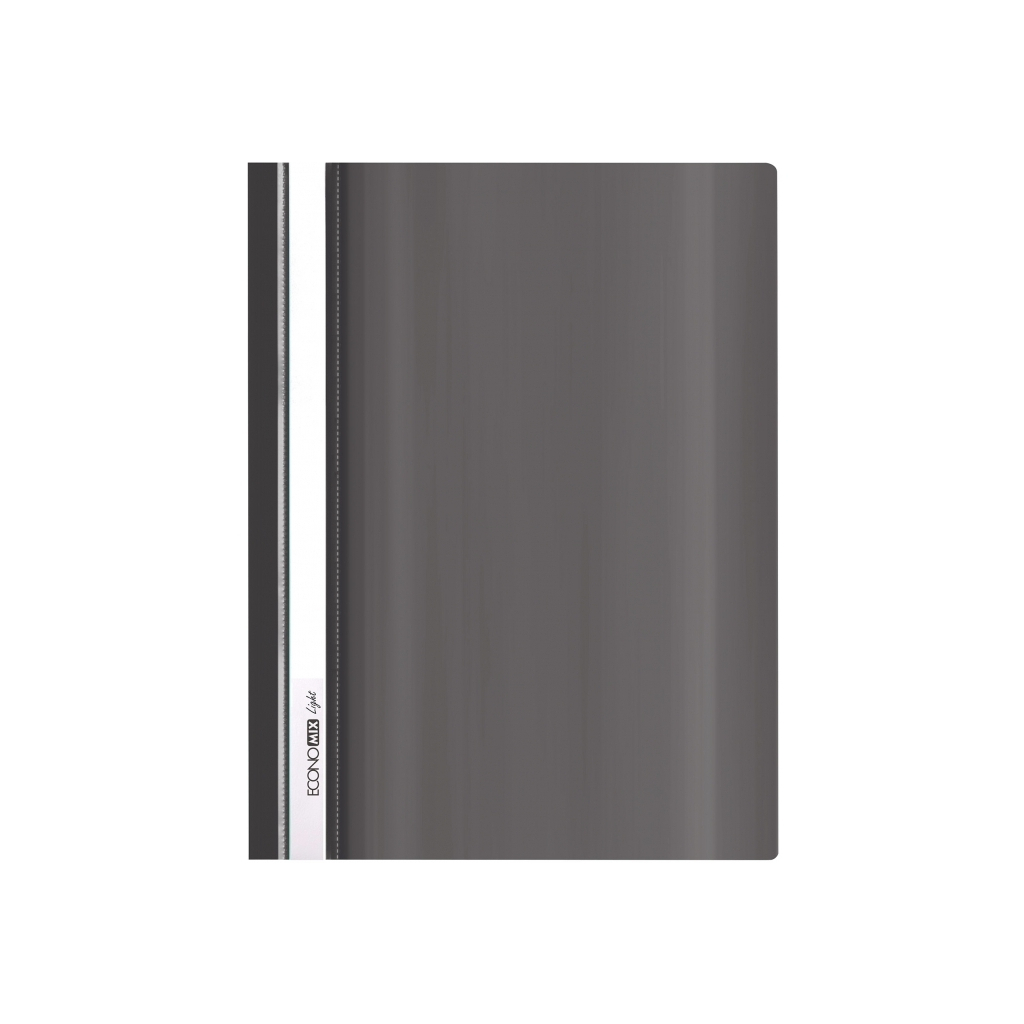 Папка-швидкозшивач Economix А4 Light без перфорації, чорна (E38503-01)