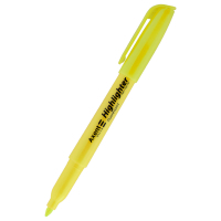 Marker Axent Highlighter 2-4 mm wedge-shaped yellow (D2503-08)