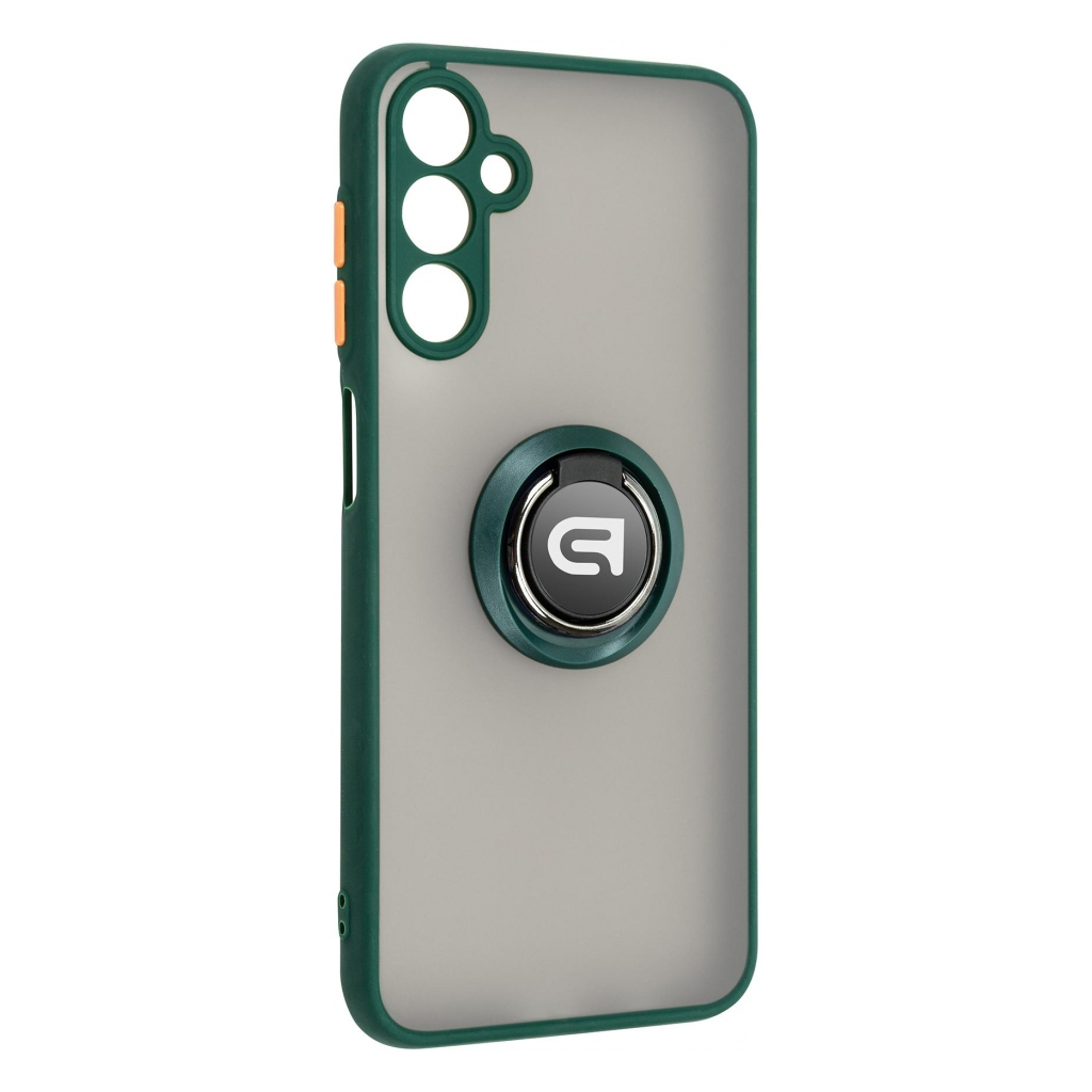 Чохол до мобільного телефона Armorstandart Frosted Matte Ring Samsung M14 5G (M146) Dark Green (ARM68363) Чохол до мобільного телефона Armorstandart Frosted Matte Ring Samsung M14 5G (M146) Dark Green (ARM68363)
