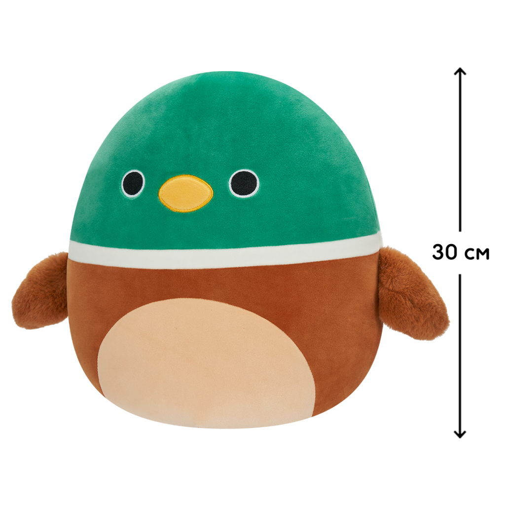 М'яка іграшка Squishmallows Качка Ейвері 30 см (SQCR04166) М'яка іграшка Squishmallows Качка Ейвері 30 см (SQCR04166)