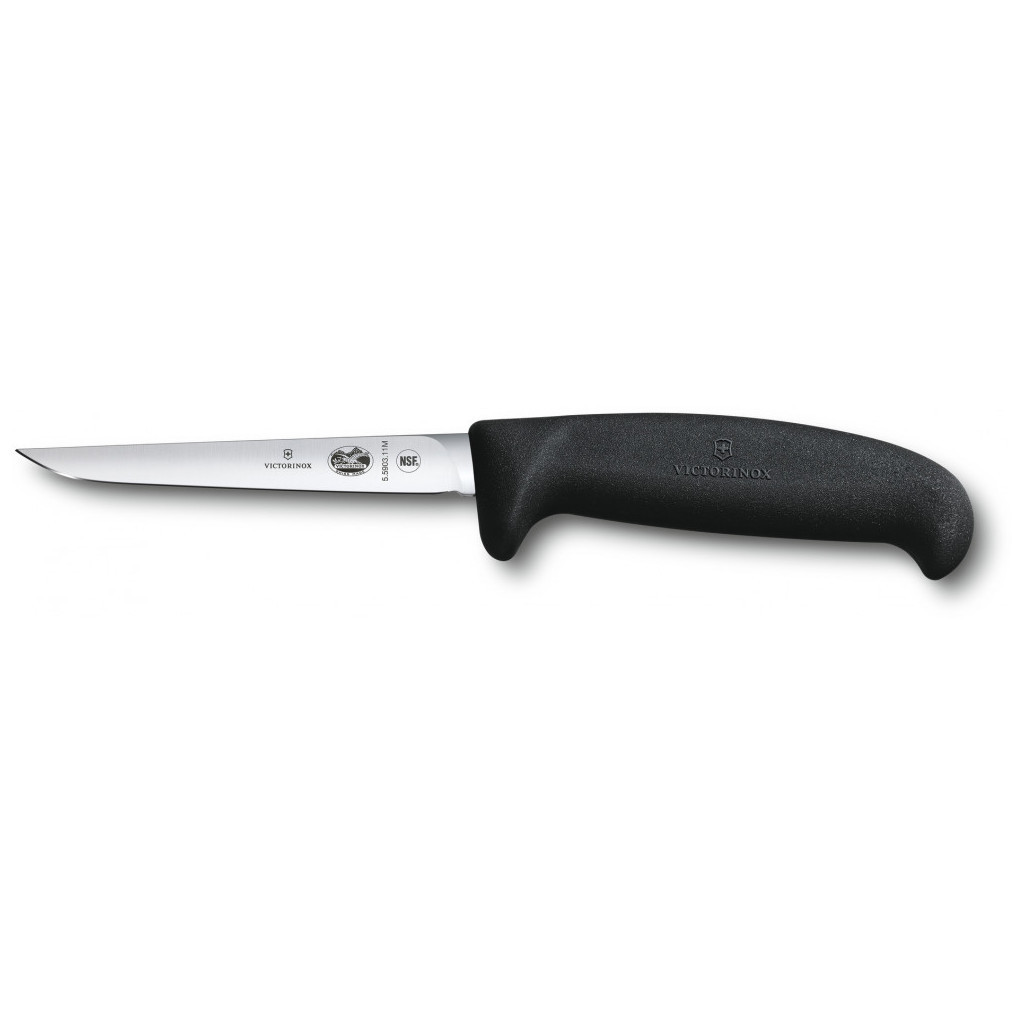 Кухонний ніж Victorinox Fibrox Poultry 11 см Medium Чорний (5.5903.11M)
