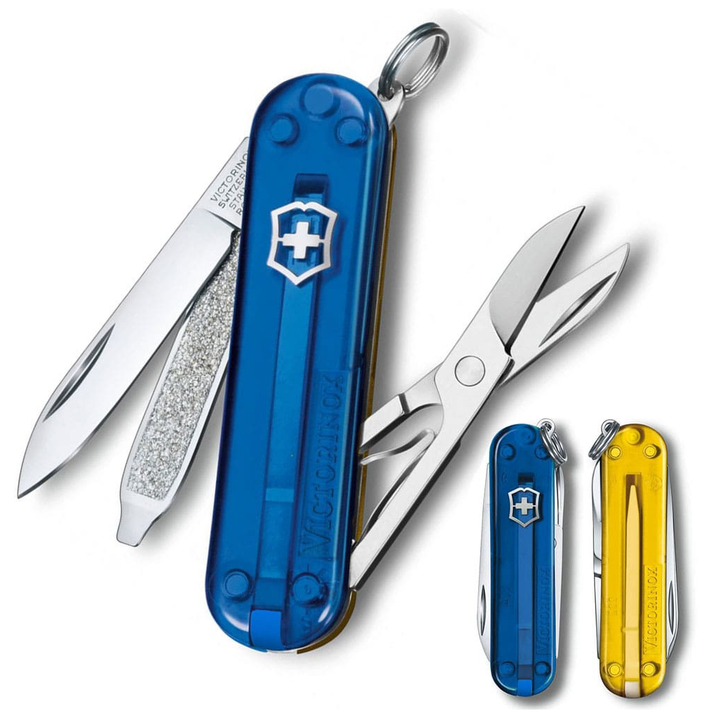 Ніж Victorinox Classic SD Ukraine Жовто-синій (0.6223.T2G.T81)