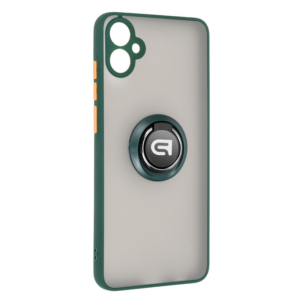 Чохол до мобільного телефона Armorstandart Frosted Matte Ring Samsung A05 (A055) Dark Green (ARM72761) Чохол до мобільного телефона Armorstandart Frosted Matte Ring Samsung A05 (A055) Dark Green (ARM72761)