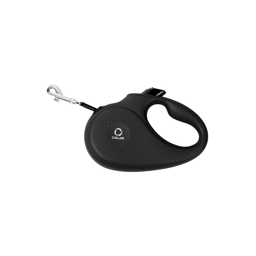 Повідець для собак Collar стрічка M до 25 кг 5 м чорний (81251)