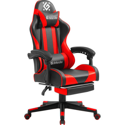 Крісло ігрове Defender Rock Black/Red (64346)
