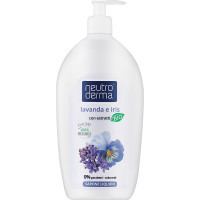 Liquid soap Neutro Derma With organic extracts of Lavender and Iris 1000 ml (8033993194175)