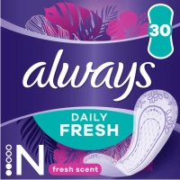 Daily pads Always Daily Fresh Normal Fresh aroma 30 pcs. (8700216461818)