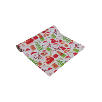 Table runner Provence Santa on white 40x140 cm (035777)