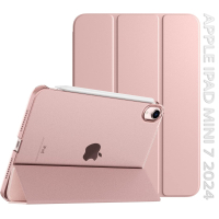 Чохол до планшета BeCover Tri Fold Hard Apple iPad Mini 7 2024 Rose Gold (712456)