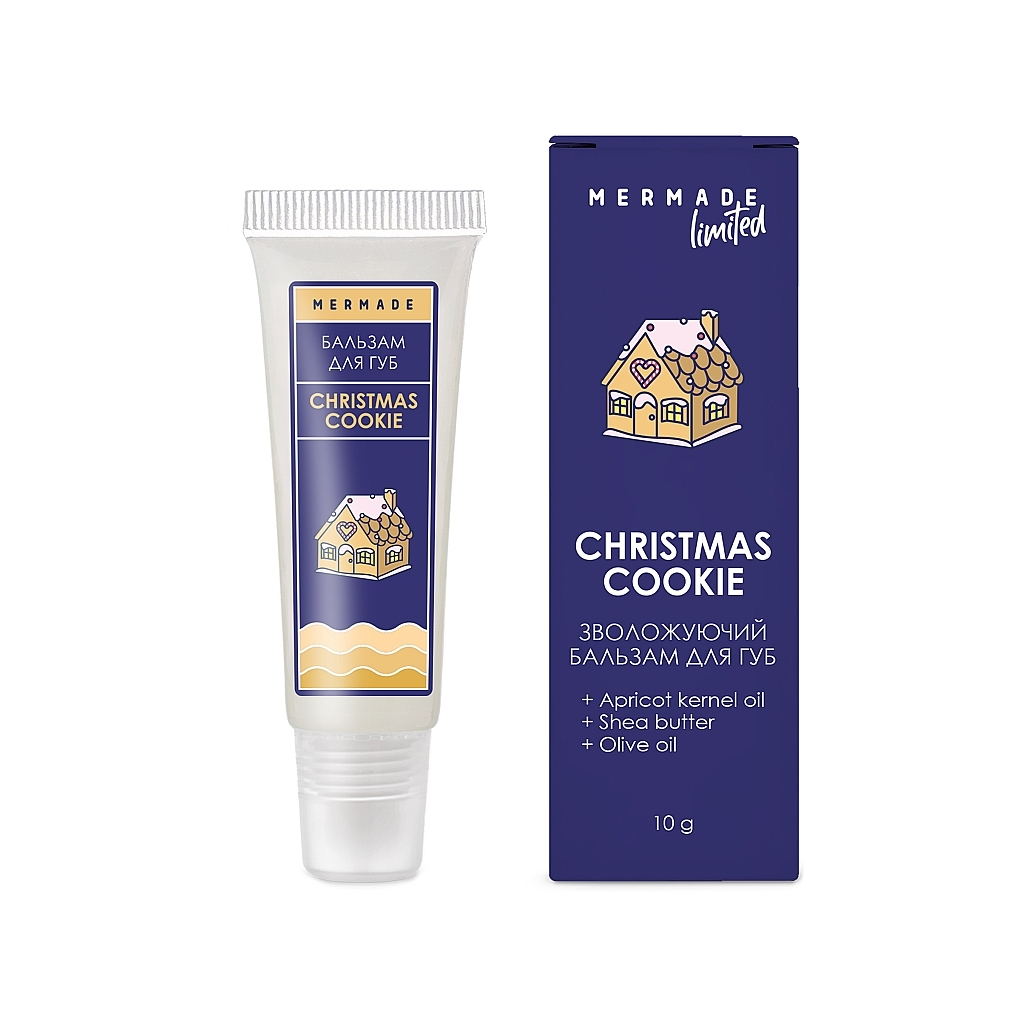 Бальзам для губ Mermade Christmas Cookie Зволожувальний 10 г (4823122903075)