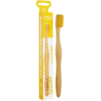 Toothbrush Nordics Bamboo Yellow bristles (3800500324036)