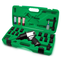 Toptul pneumatic screwdriver 1/2" with accessories 27 pcs. (GDAI2701)