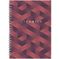 Axent spiral notebook A5 96 sheets, cell, hard cover #25 (8032-25-A)